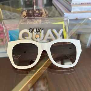 Quay White Sunglasses